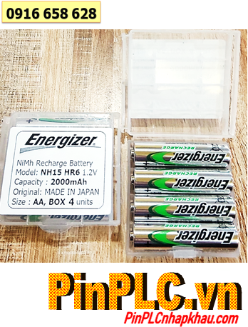 Energizer NH15-PPRP4; Pin sạc AA 1.2v Energizer NH15-PPRP4 AA2000mAh /Xuất xứ NHẬT (Hộp 4viên)